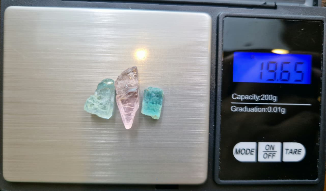 19 Ct. Beryls from Nigeria — view 4